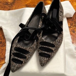 Cadaver multi colors tweed flats